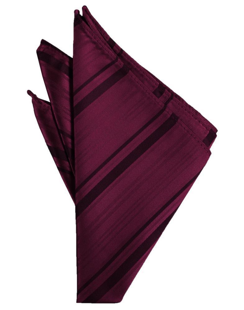 Striped Satin Pocket Square-67