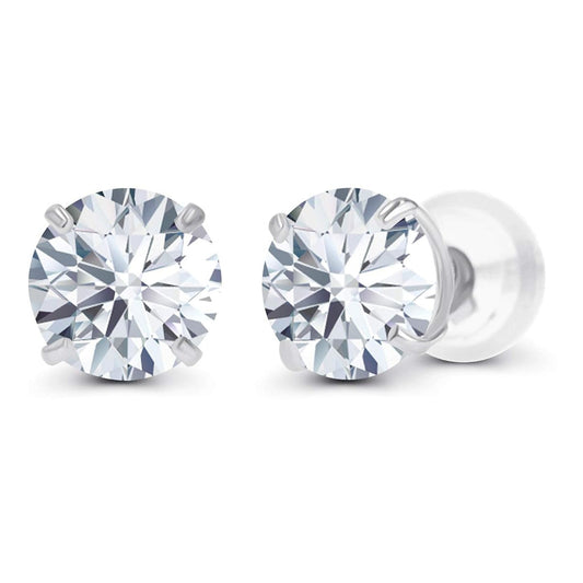 2.00 CTW AGI Certified Lab-Grown Diamond Stud Earrings | G/VS | USA Handcrafted Fine Jewelry-0