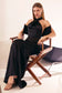 High halter v-neck mermaid dress-2