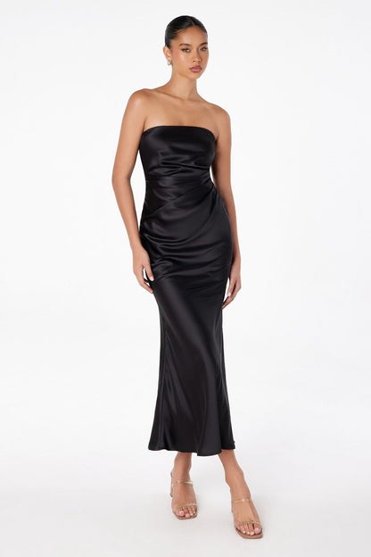 Strapless mermaid dress-0