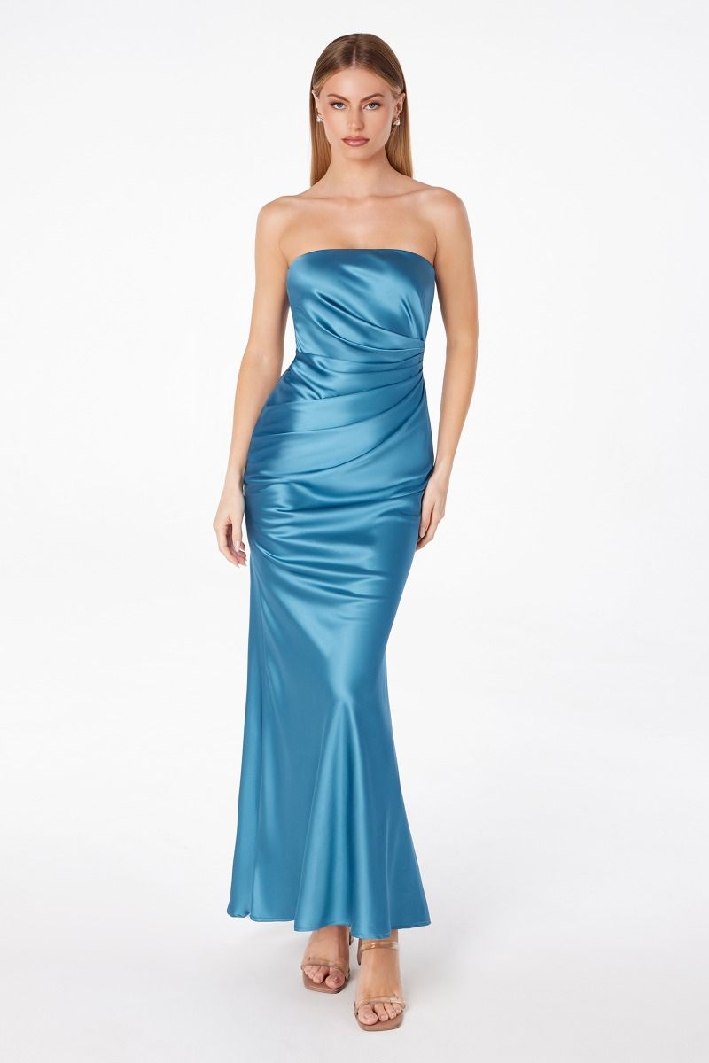 Strapless mermaid dress-2