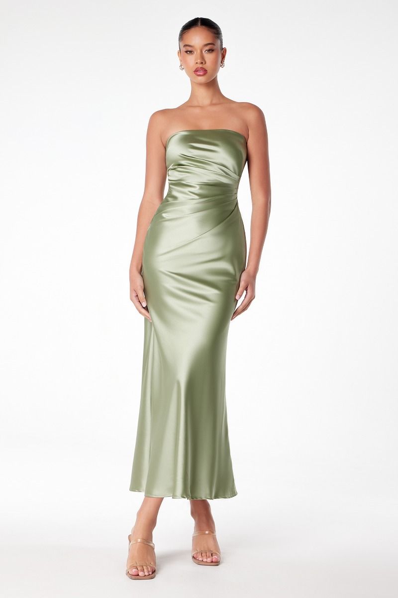 Strapless mermaid dress-5