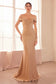 Off-the-shoulder sweetheart neckline fitted dress-8