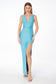 V-Neck Fitted Dress With Square Back-5