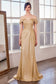 Shiny Off Shoulder Bodycon Dress-3