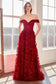 A-Line Dress With Dropped Shoulders-0