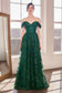 A-Line Dress With Dropped Shoulders-1