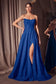 Strapless A-line dress with round neckline and bodice-6