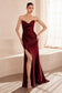 Strapless V-neck bodycon dress-4