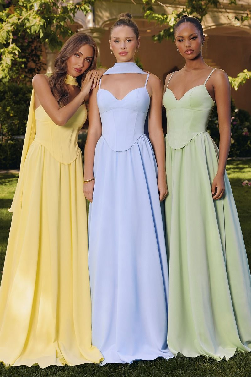 Sweetheart neckline A-line dress-1