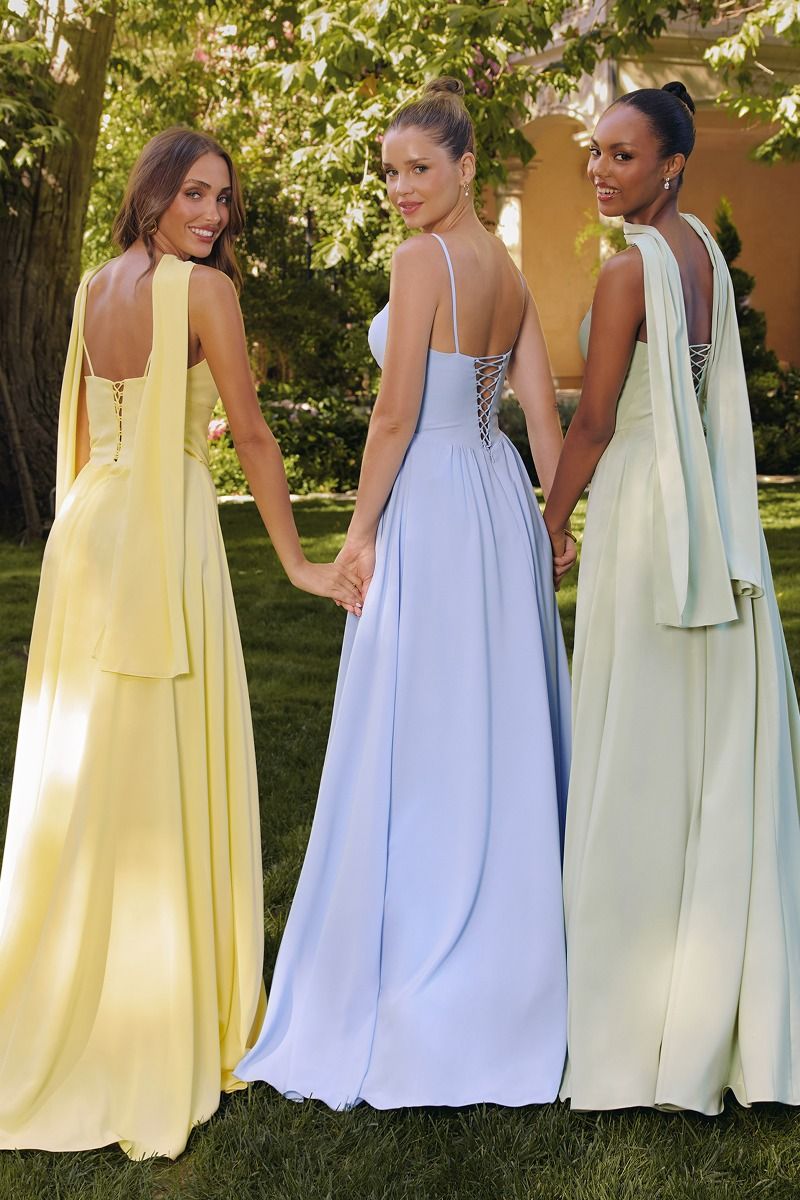 Sweetheart neckline A-line dress-4