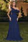 One Shoulder Chiffon Corset Gown-4