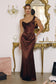 One Shoulder Stretch Satin Gown-2