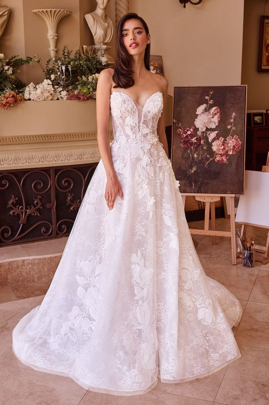 Lace Wedding Ball Gown-0