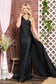 One Shoulder Fit & Flare Lycra Eleganr Side Cape Long Prom Dress AC387-7