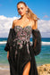 Off Shoulder A-Line Tulle Skirt Sweetheart Long Prom Dress ACSU070-3