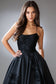 A-Line Open Criss Cross Back Embroidered Lace Long Prom Dress ACSU074-7