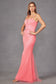 Rhinestone Net Mesh Fitted Corset Long Prom Dress JTJT2470S-5