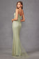 Rhinestone Net Mesh Fitted Corset Long Prom Dress JTJT2470S-10