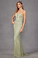 Rhinestone Net Mesh Fitted Corset Long Prom Dress JTJT2470S-11