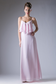 Chiffon Sheath Dress with a V Neckline-6