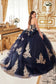 STRAPLESS LAYERED BALL GOWN WITH BOW DETAIL CD15715-1