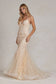 Memraid Tulle Skirt Embroidered Lace Long Prom Dress NXC1108-2