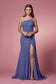 High Slit One Shoulder Long Bridesmaid & Evening Dress NXE1005-3