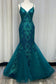 Memraid Tulle Skirt Embroidered Lace Long Prom Dress NXC1108-4