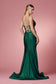 Embellished Jewel Side Slit Long Bridesmaid & Prom Dress NXE1038-6