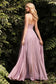 A-Line Satin Dress-5