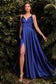 A-Line Satin Dress-6