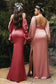 Long Sleeve Off Or On The Shoulder Soft Satin Dress.-10