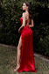 Corset Cowl Satin Gown - 2-8