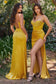 Corset Cowl Satin Gown-10