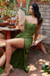 Corset Soft Satin Dress-6
