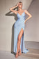 Fitted Ruched Satin Dress-7