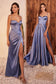 A-Line Satin Bustier Dress-0