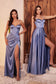 A-Line Satin Bustier Dress-11