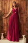 A-Line Satin Keyhole Dress-4