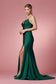 Embellished Jewel Side Slit Long Bridesmaid & Prom Dress NXE1038-7