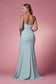 High Slit One Shoulder Long Bridesmaid & Evening Dress NXE1005-7