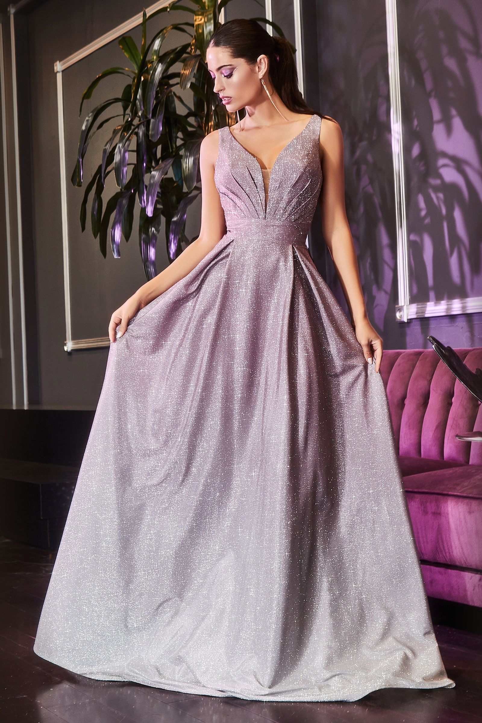 Ombre Sparkle Ball Gown-0