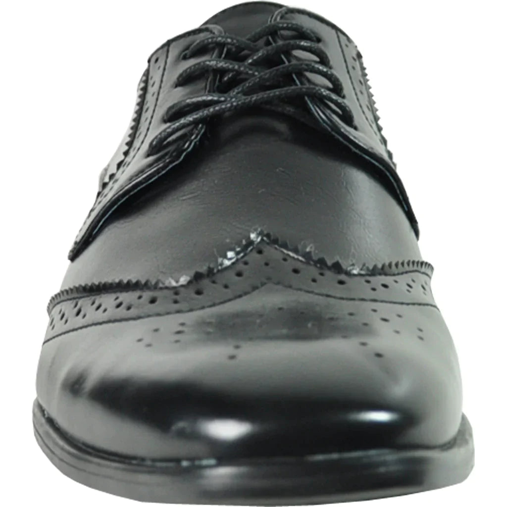 BRAVO Men Dress Shoe KING-2 Wingtip Oxford Shoe-7