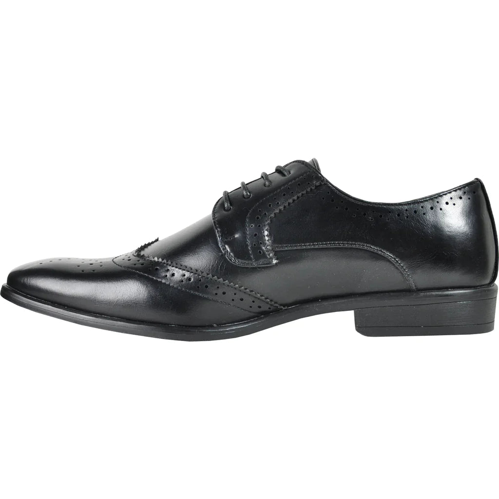 BRAVO Men Dress Shoe KING-2 Wingtip Oxford Shoe-5
