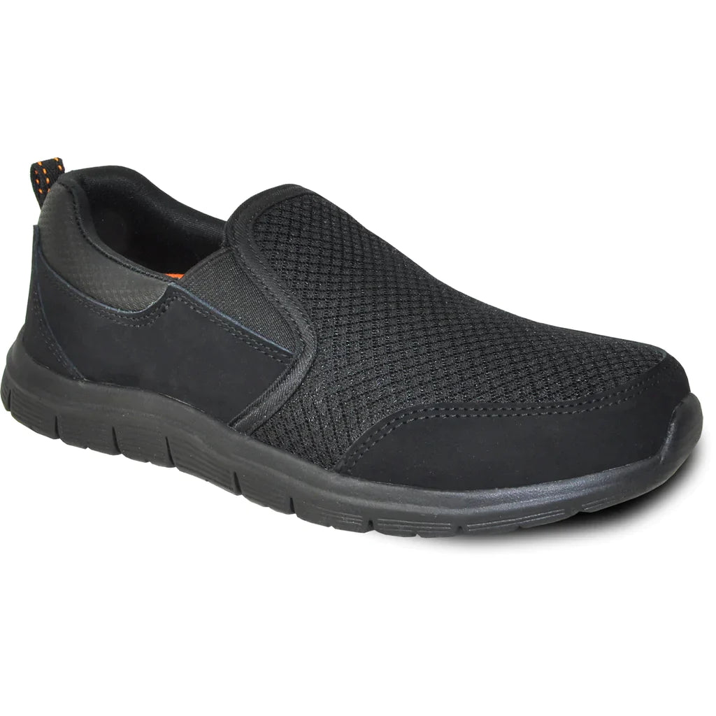 VANGELO Men Slip Resistant Shoe NICK-2 Black-0