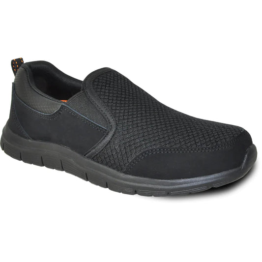 VANGELO Men Slip Resistant Shoe NICK-2 Black-0