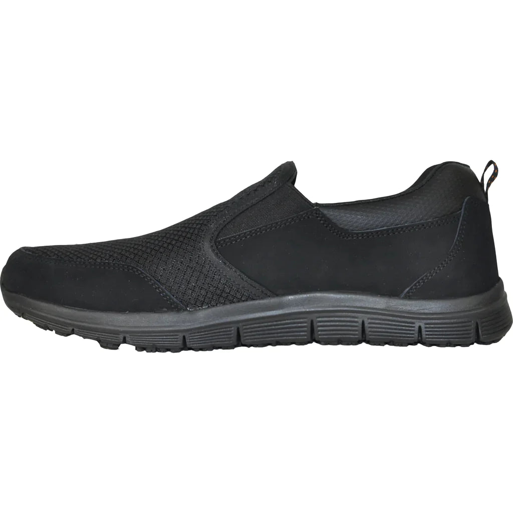 VANGELO Men Slip Resistant Shoe NICK-2 Black-2