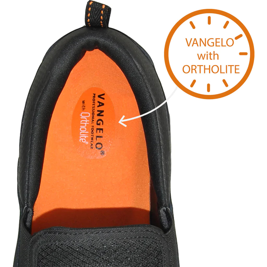 VANGELO Men Slip Resistant Shoe NICK-2 Black-6
