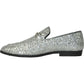 "Bravo 1" Silver Glitter Tuxedo & Prom Shoes-4